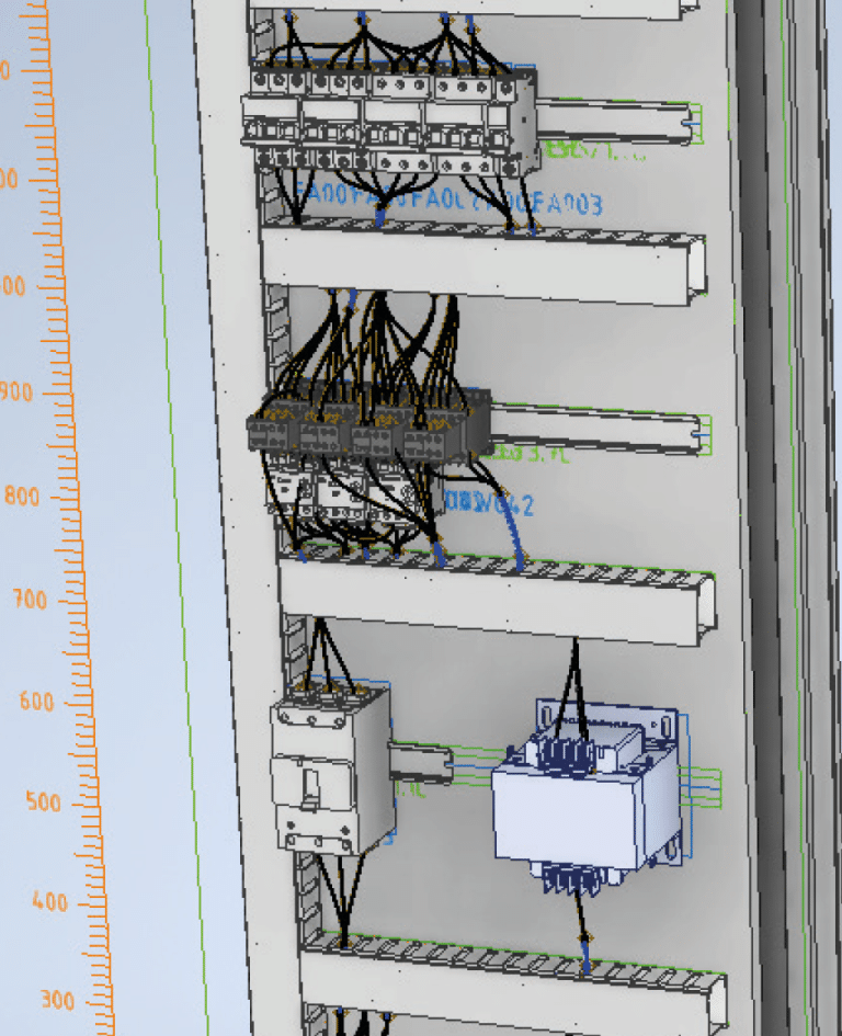 3D skåplayout